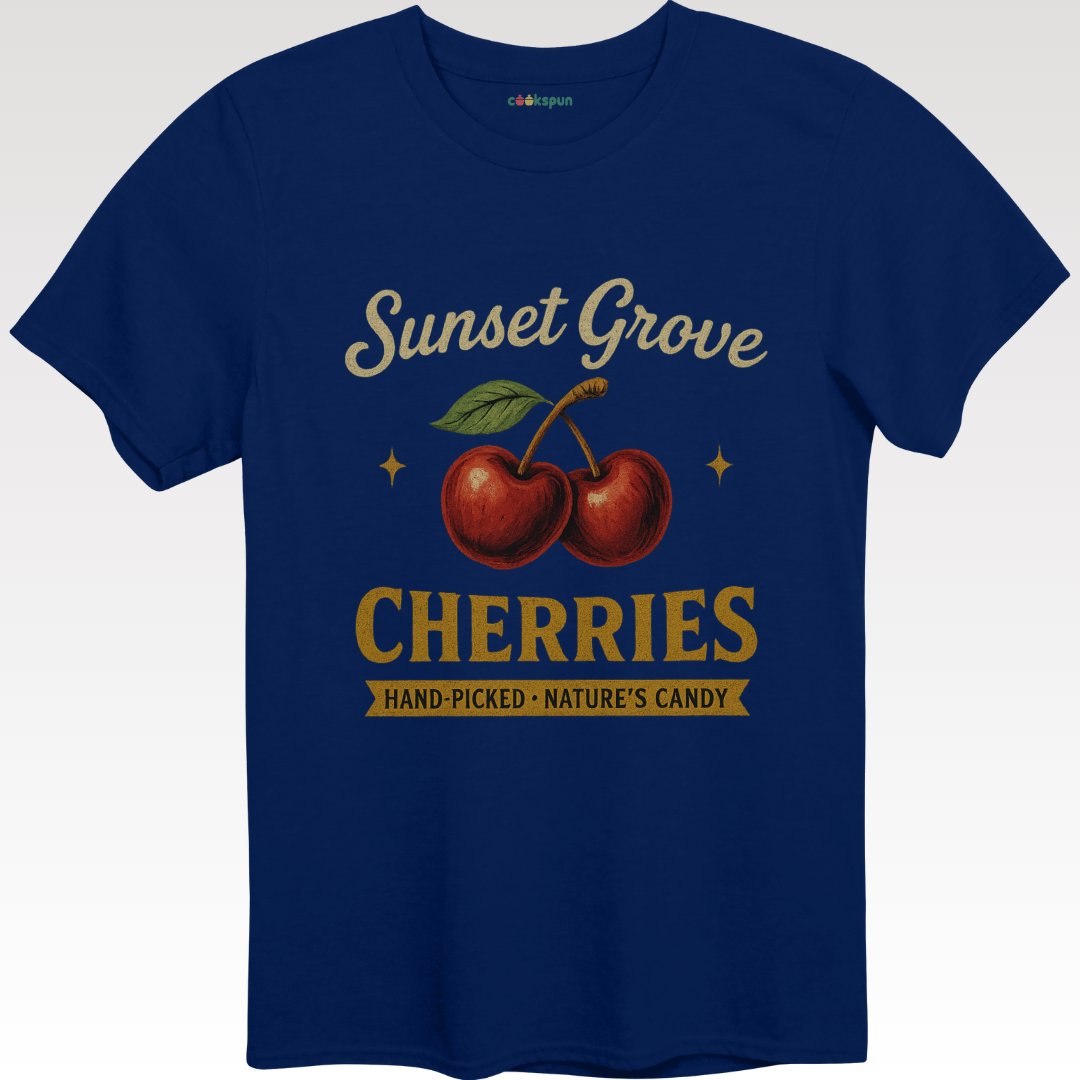 Sunset Grove Cherries Graphic T-Shirt product