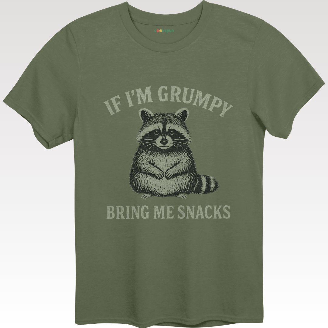 If I'm Grumpy Bring Me Snacks Raccoon Shirt product