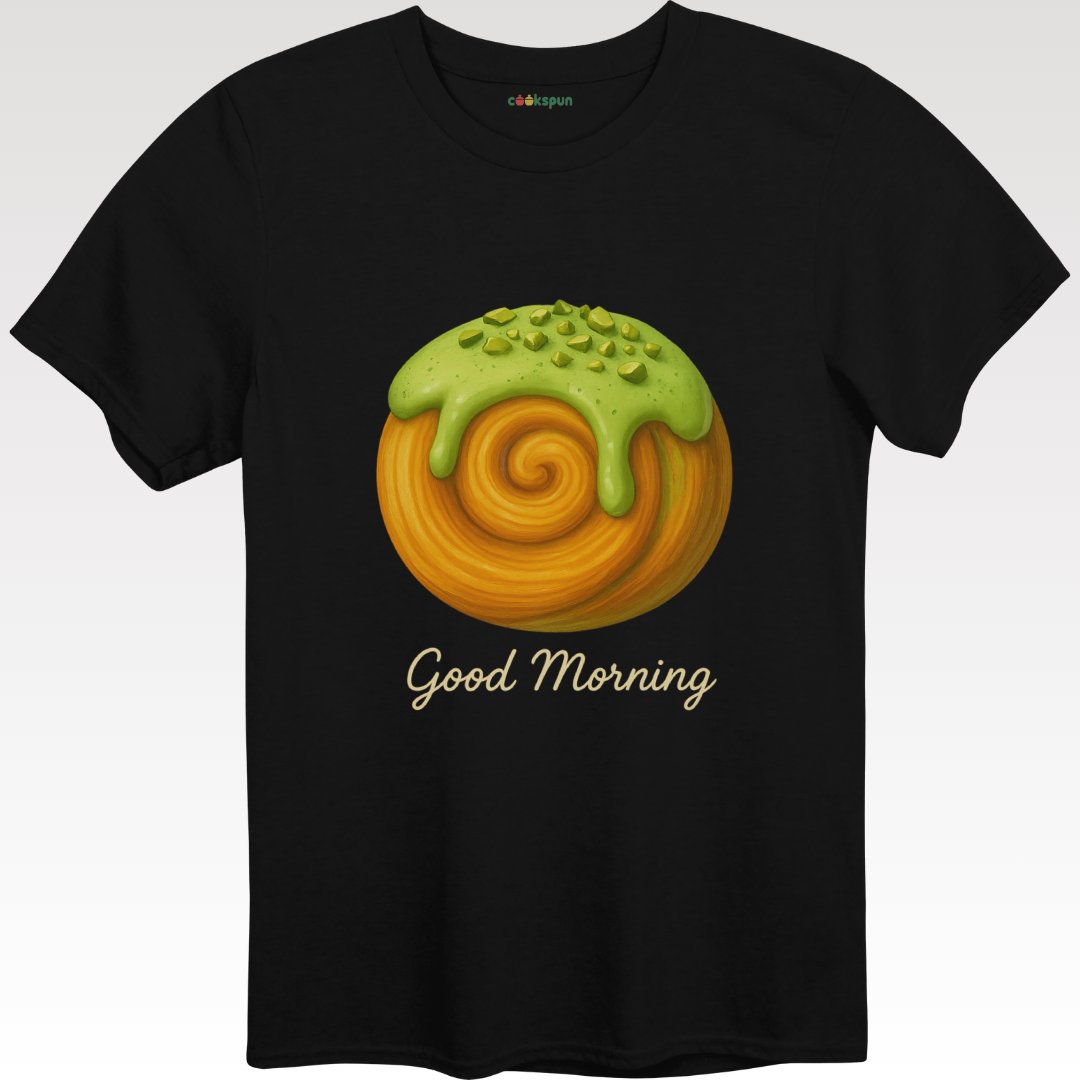 Good Morning Sweet Roll Graphic Tee shirt product type