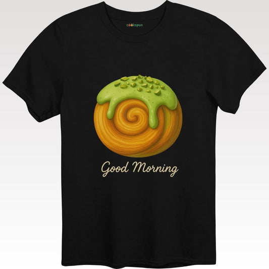 Good Morning Sweet Roll Graphic Tee shirt product type