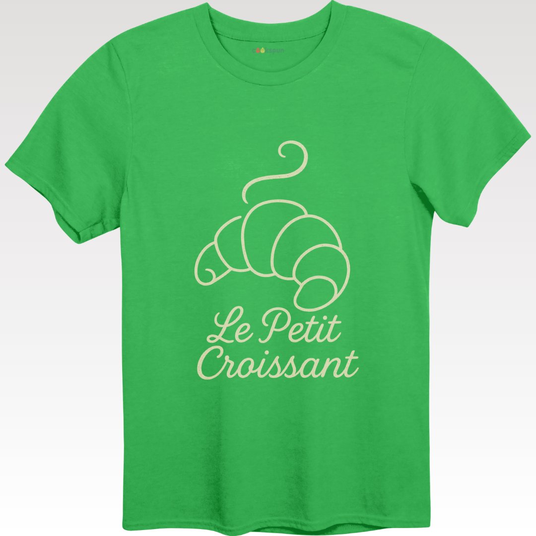 Le Petit Croissant Printed Green T-Shirt product type